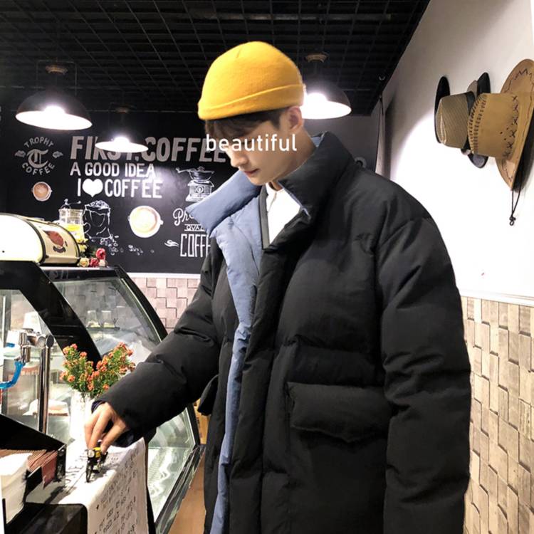 남성 빵빵 하프 패딩점퍼 코트 집업 자켓 L1111010 방한복