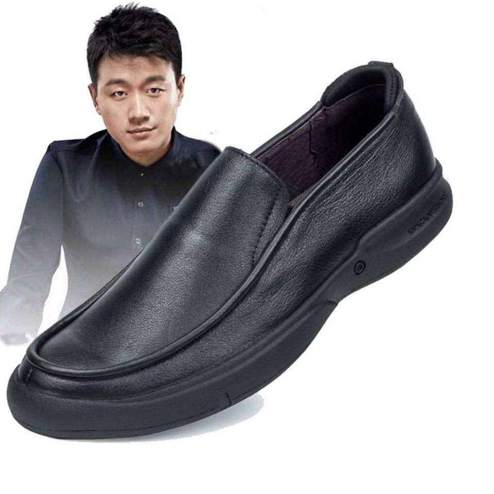 좋은 리얼가죽 K2021113 블랙 구두 통기성 로퍼 효도선물