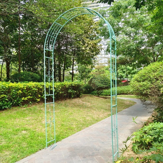 아치형 넝쿨 지지대 정원꾸미기 철제 화단 가든 장미 포도  WH3020207