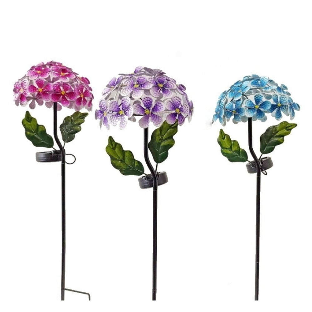 태양광전등 태양열 꽃 정원등 잔디등 조경 전구 3개묶음 WH3020204