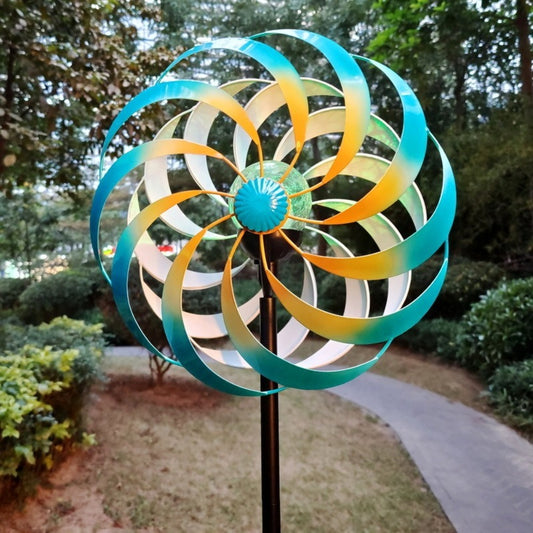 태양광전등 태양열 꽃 정원등 철제바람개비 잔디등  WH3020202