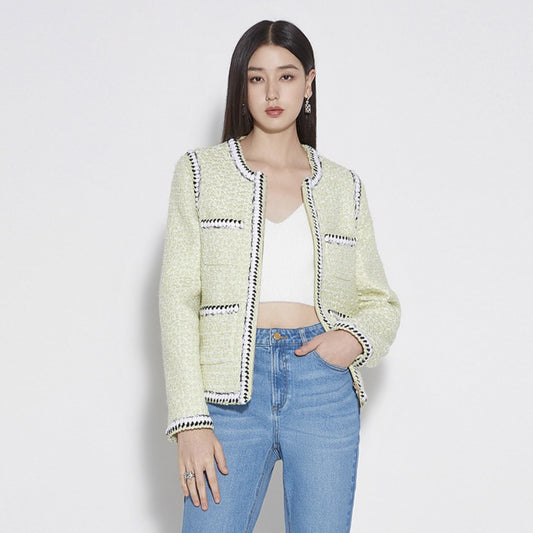 ochirly 스타일리쉬한 여성자켓  슬림 코트 하객룩 스트릿패션코디  BQ3020654