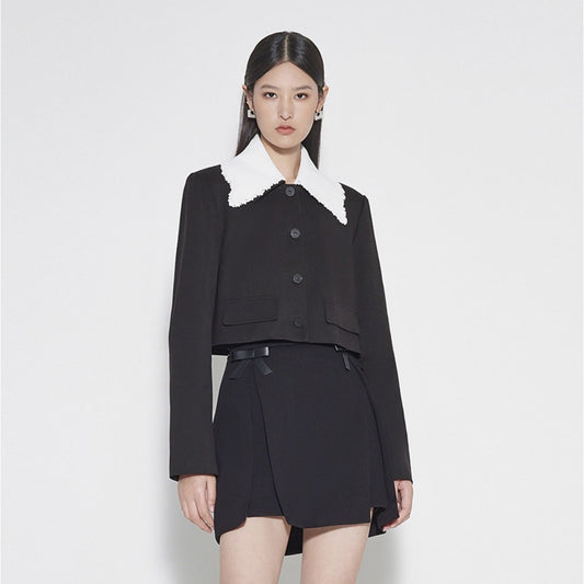 ochirly 여성정장 숏코트 데일리코디룩 스트릿 패션코디 슬림  BQ3020648