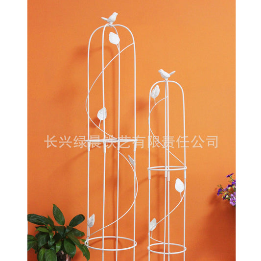 철제  Q1082726 화분 오벨리스크 베란다정원 지지대 대소SET 식물 꾸미기