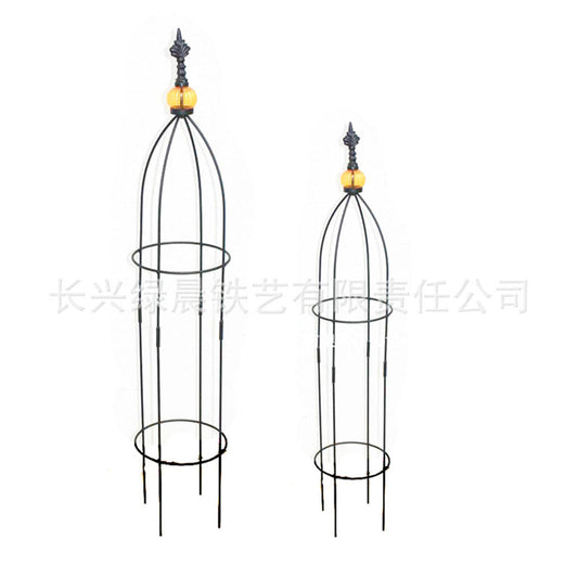 받침대 화분 대소SET 지지대  오벨리스크 베란다정원 Q1082727 철제 슬림