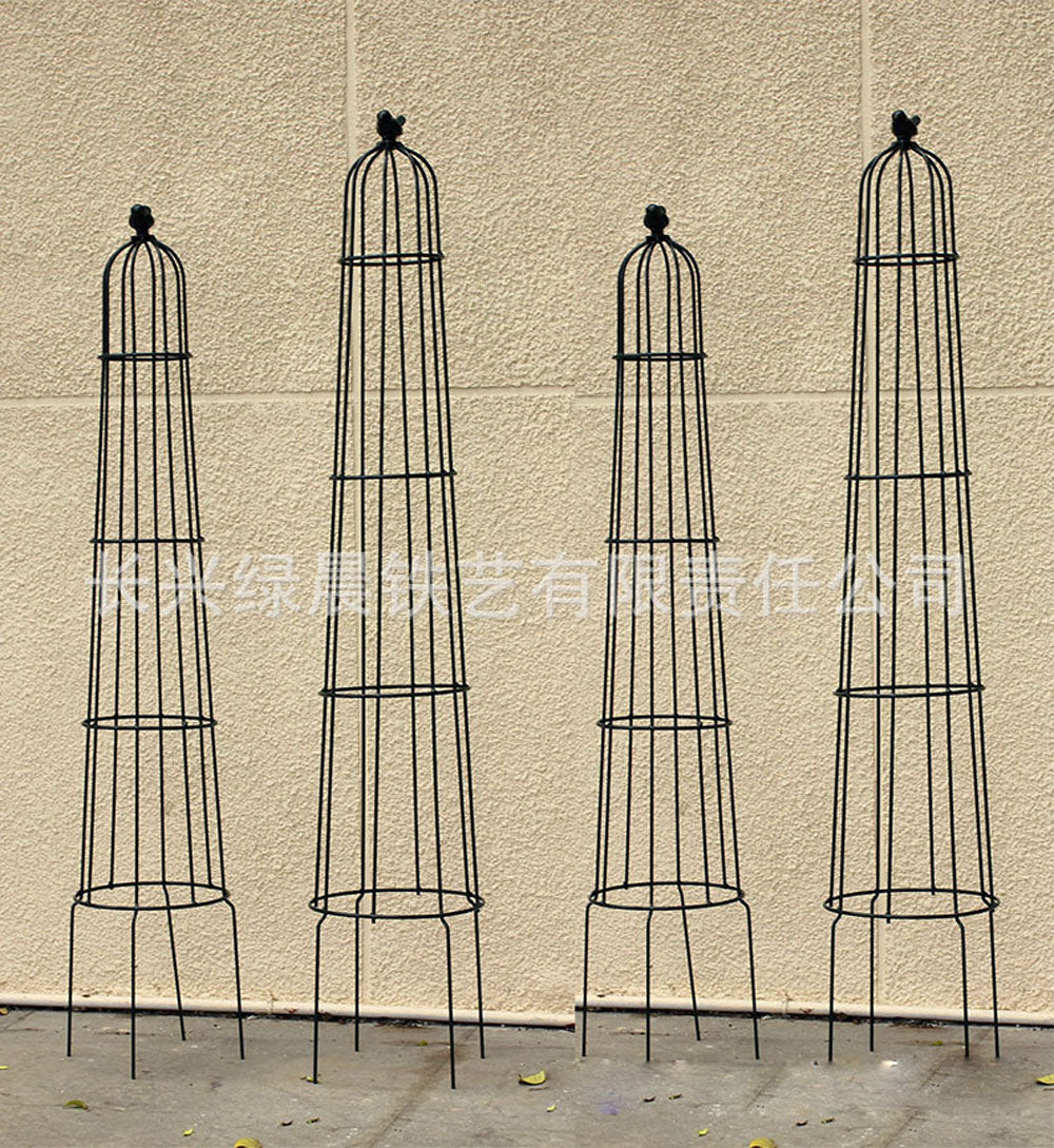 화분  받침대 정원꾸미기 Q1082730 오벨리스크 지지대 철제 전원주택 원형