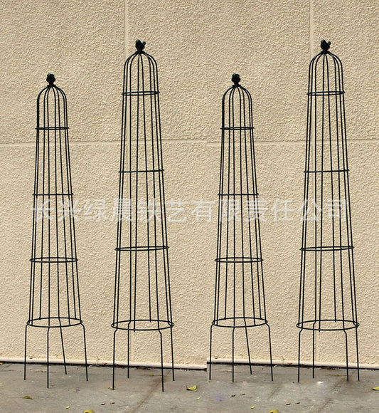 화분  받침대 정원꾸미기 Q1082730 오벨리스크 지지대 철제 전원주택 원형