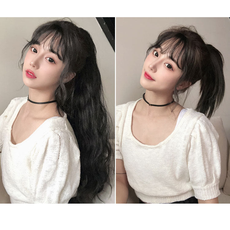 가발 올림머리 로맨스 롱헤어 묶음머리 Q2032633  헤어 염색가발
