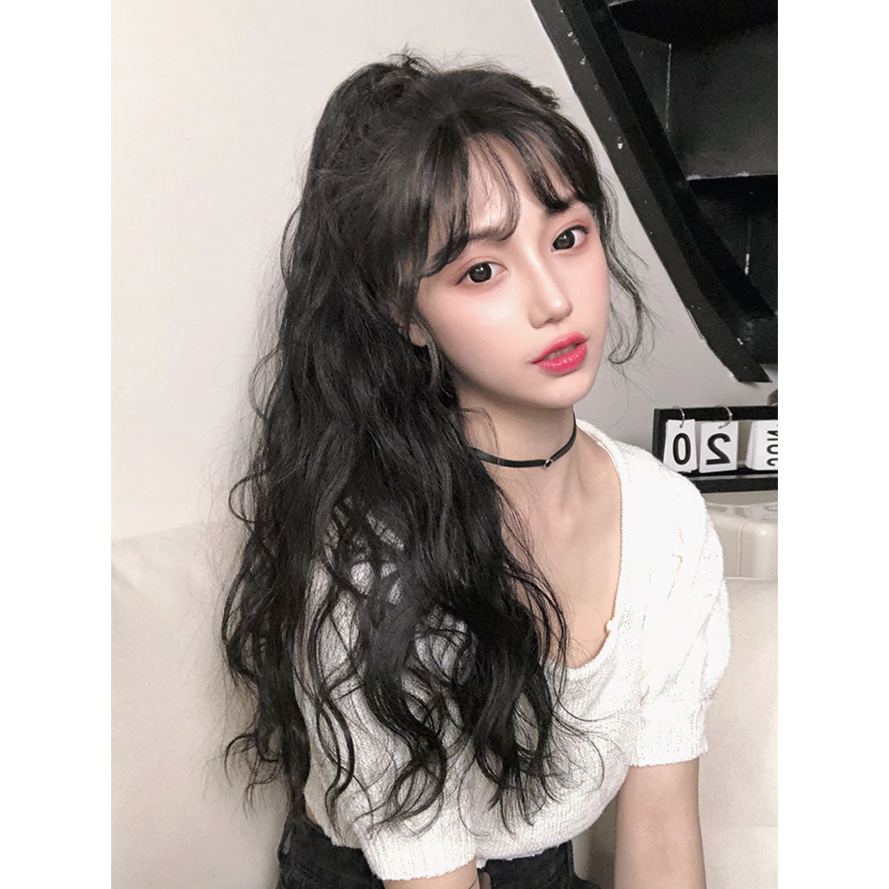 가발 올림머리 로맨스 롱헤어 묶음머리 Q2032633  헤어 염색가발