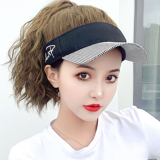 가발 모자 염색 Q2032631 일체형 묶음머리 항암가발 캡