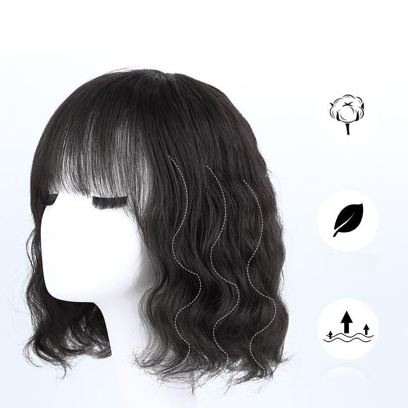 염색가발 단발 웨이스  커트 S컬 가발 머리 Q2032628 짧은머리