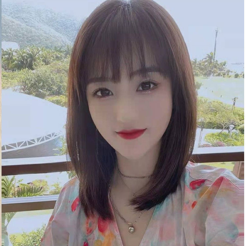 여성 가발  패션 헤어 커트머리 Q2032627 단발 통가발