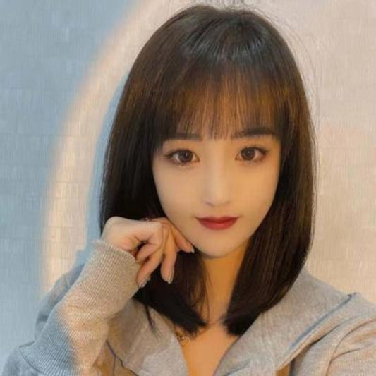 여성 가발  패션 헤어 커트머리 Q2032627 단발 통가발
