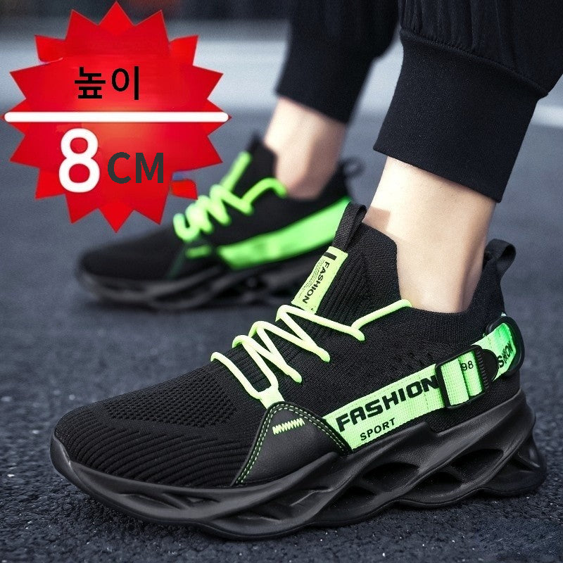 모음 8cm 캐주얼 메쉬 5컬러 워킹화 키높이 운동화  L2032606