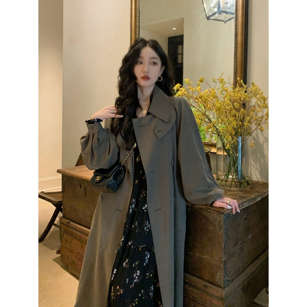 원피스 결혼식 하객룩 플라워 휴양지 루즈핏 쉬폰  롱 스커트 BQ3021805