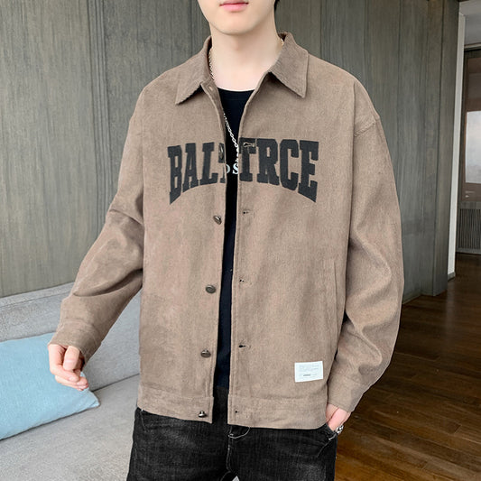 자켓 바람막이 캐주얼 2종 점퍼 골지 K2031609 영문 심플