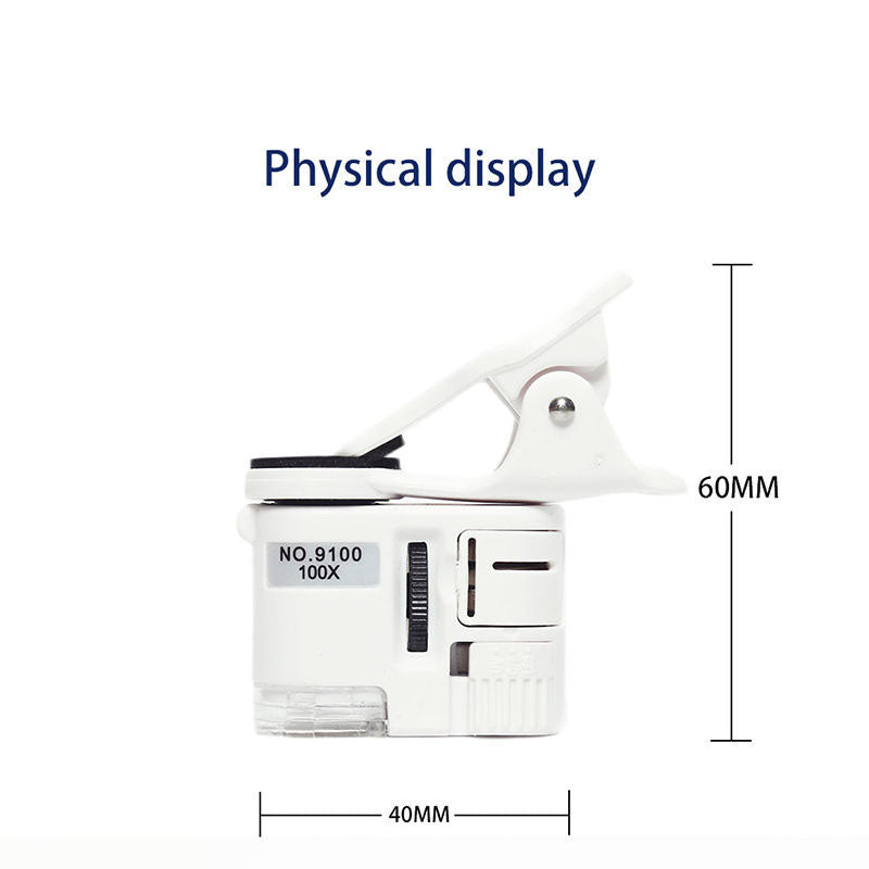 100배율 Q2033024 확대경 클립 현미경 스마트폰