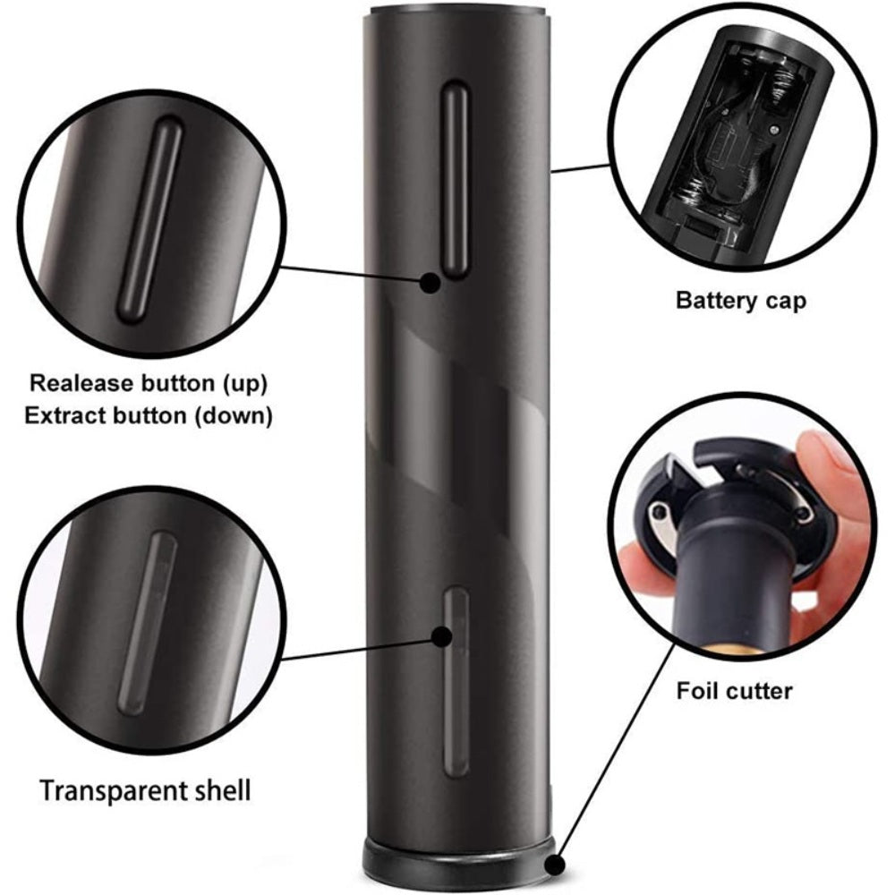 USB 충전식 자동 코르크 따개 와인 액세서리 전동 와인 오프너  WD3022422
