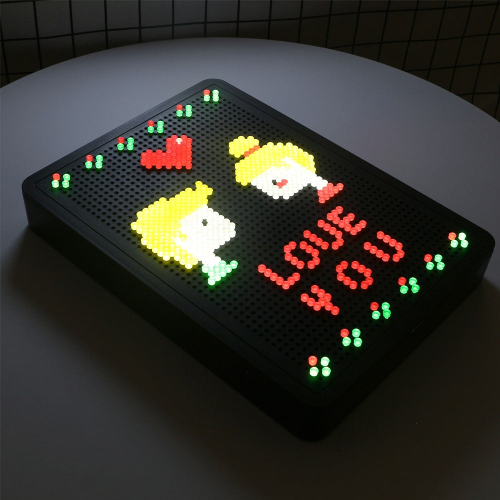 LED DIY 발광 글자 라이트 박스 크리스마스 파티 보드 램프  WD3022426