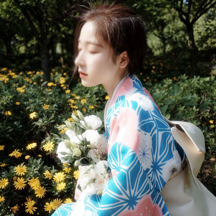 기모노 드레스 코스프레 할로원 여성 일본 전통 의상 변장 파티복  Q3022608