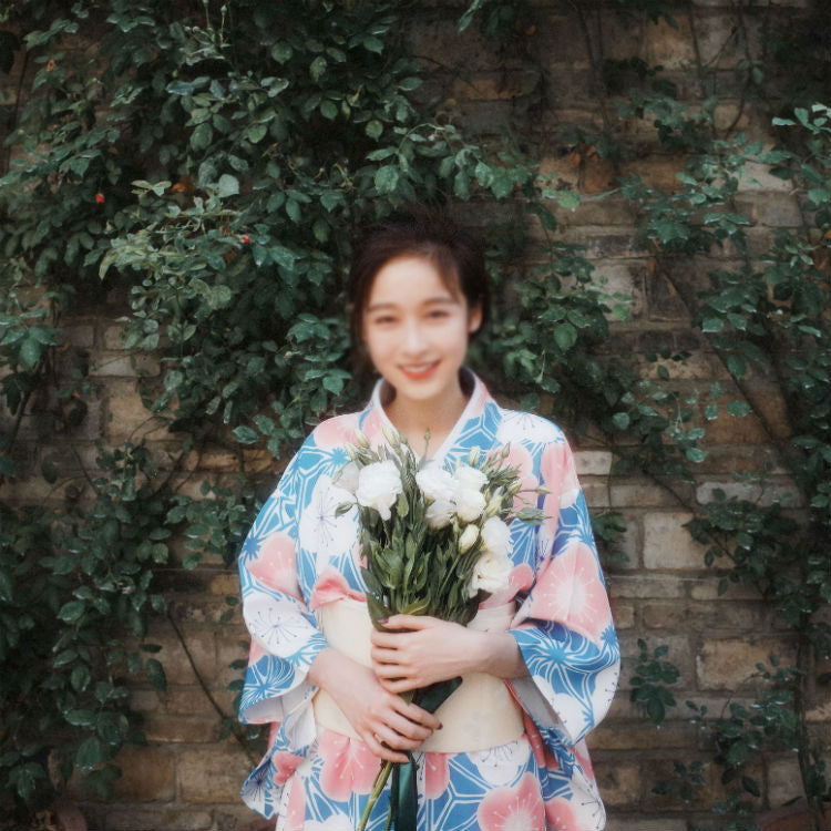 기모노 드레스 코스프레 할로원 여성 일본 전통 의상 변장 파티복  Q3022608