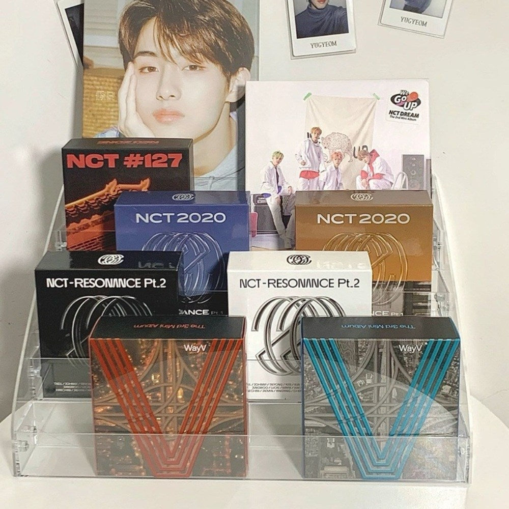앨범 디스플레이 랙 진열대 DVD 스토리지 음반 정리 보관 꽃이함  WY3031409