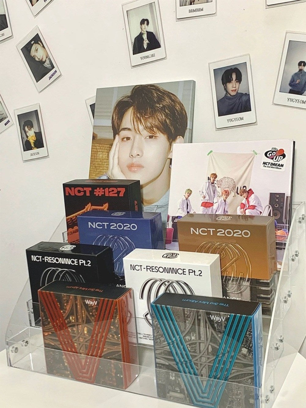 앨범 디스플레이 랙 진열대 DVD 스토리지 음반 정리 보관 꽃이함  WY3031409