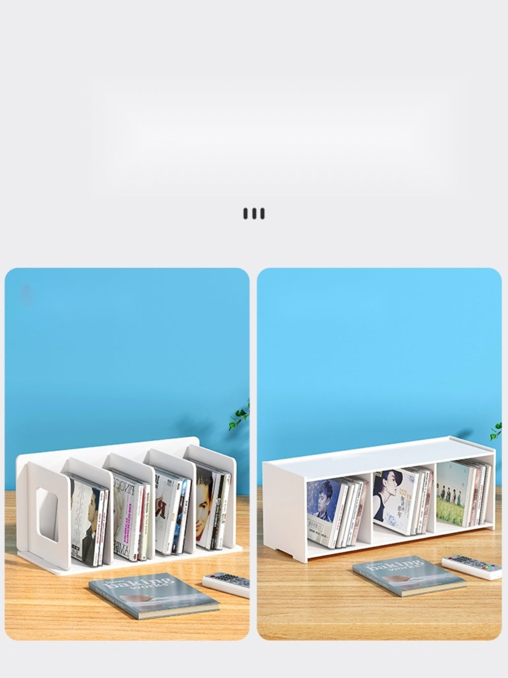 CD 랙  앨범 음반 정리 보관 인테리어 진열랙 꽃이함 스토리지   WY3031406