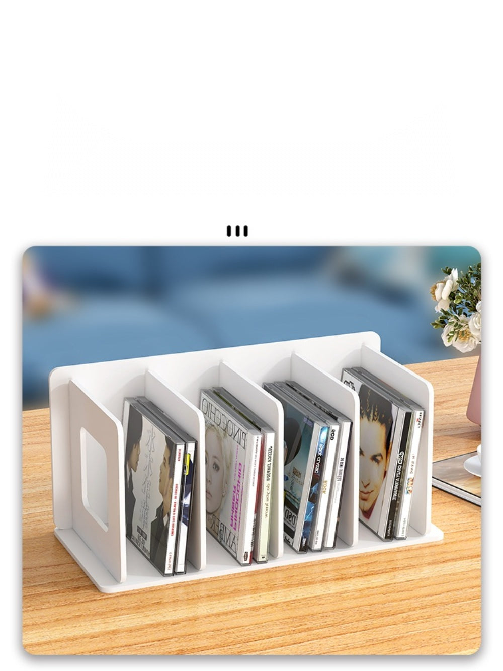 CD 랙  앨범 음반 정리 보관 인테리어 진열랙 꽃이함 스토리지   WY3031406