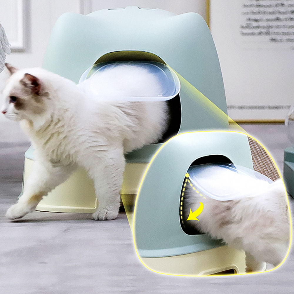 Q2041008 배변통 서랍 고양이  후드형 화장실