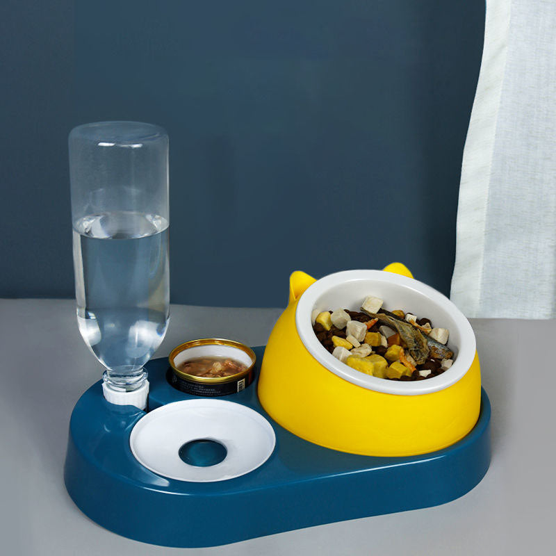 사료 Q2041018 2구 물 간식 밥그릇 반려동물 급수기 급식기