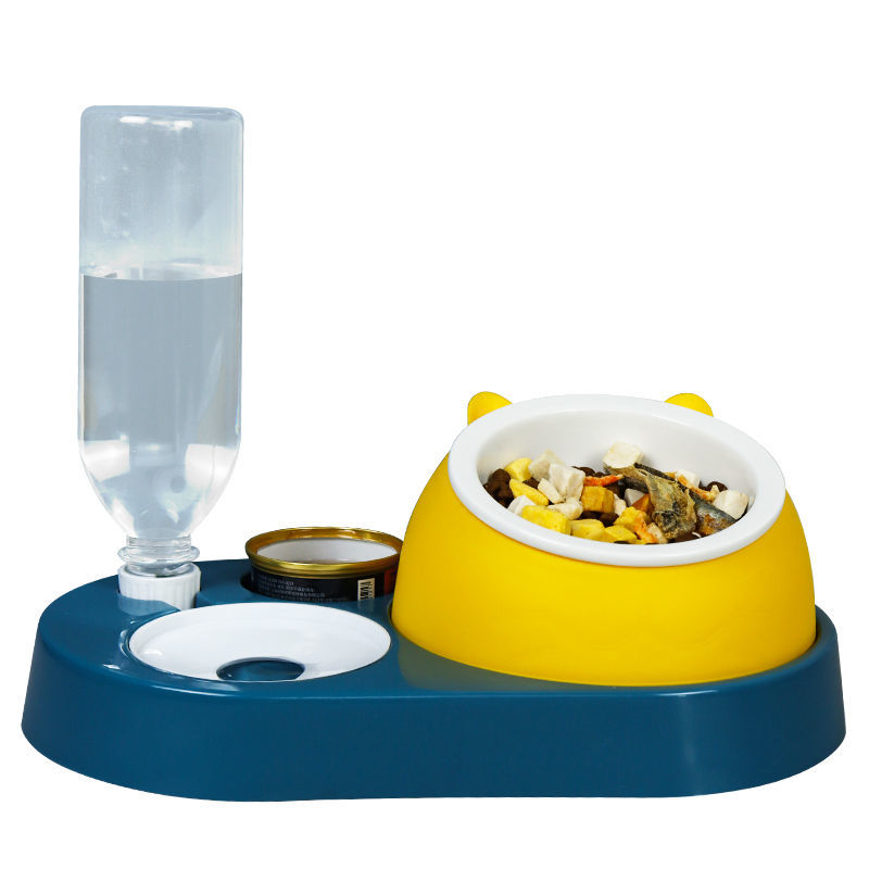 사료 Q2041018 2구 물 간식 밥그릇 반려동물 급수기 급식기