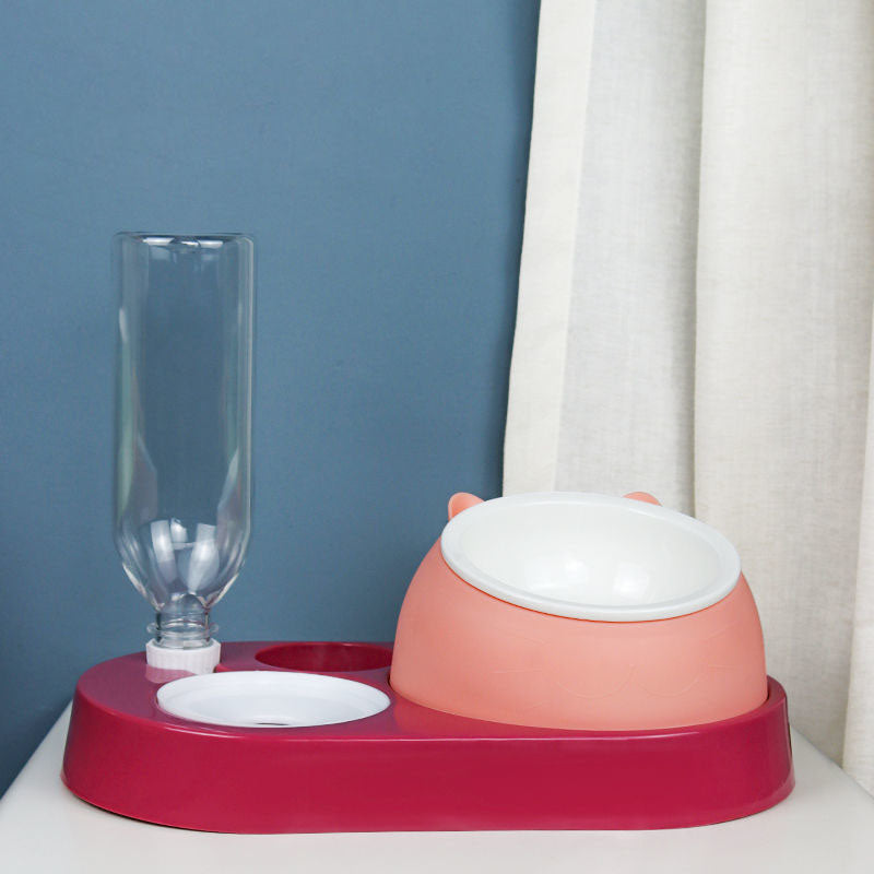 사료 Q2041018 2구 물 간식 밥그릇 반려동물 급수기 급식기