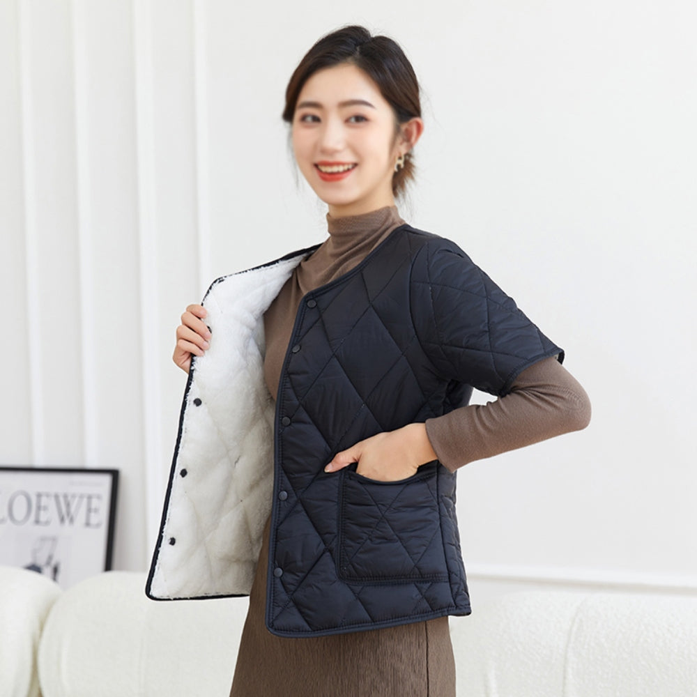 반팔 패딩 간호사 빅사이즈  중년 골프 조끼 점퍼 BQ2092919