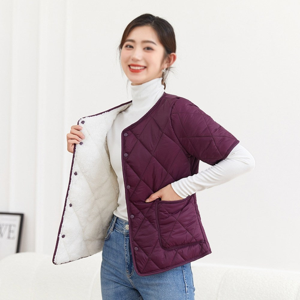 반팔 패딩 간호사 빅사이즈  중년 골프 조끼 점퍼 BQ2092919