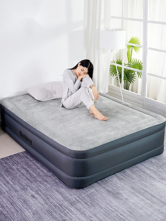 휴대용 가성비 경량 에어 매트리스 간이 야전침대 실내 더블 매트리스 WY3022421