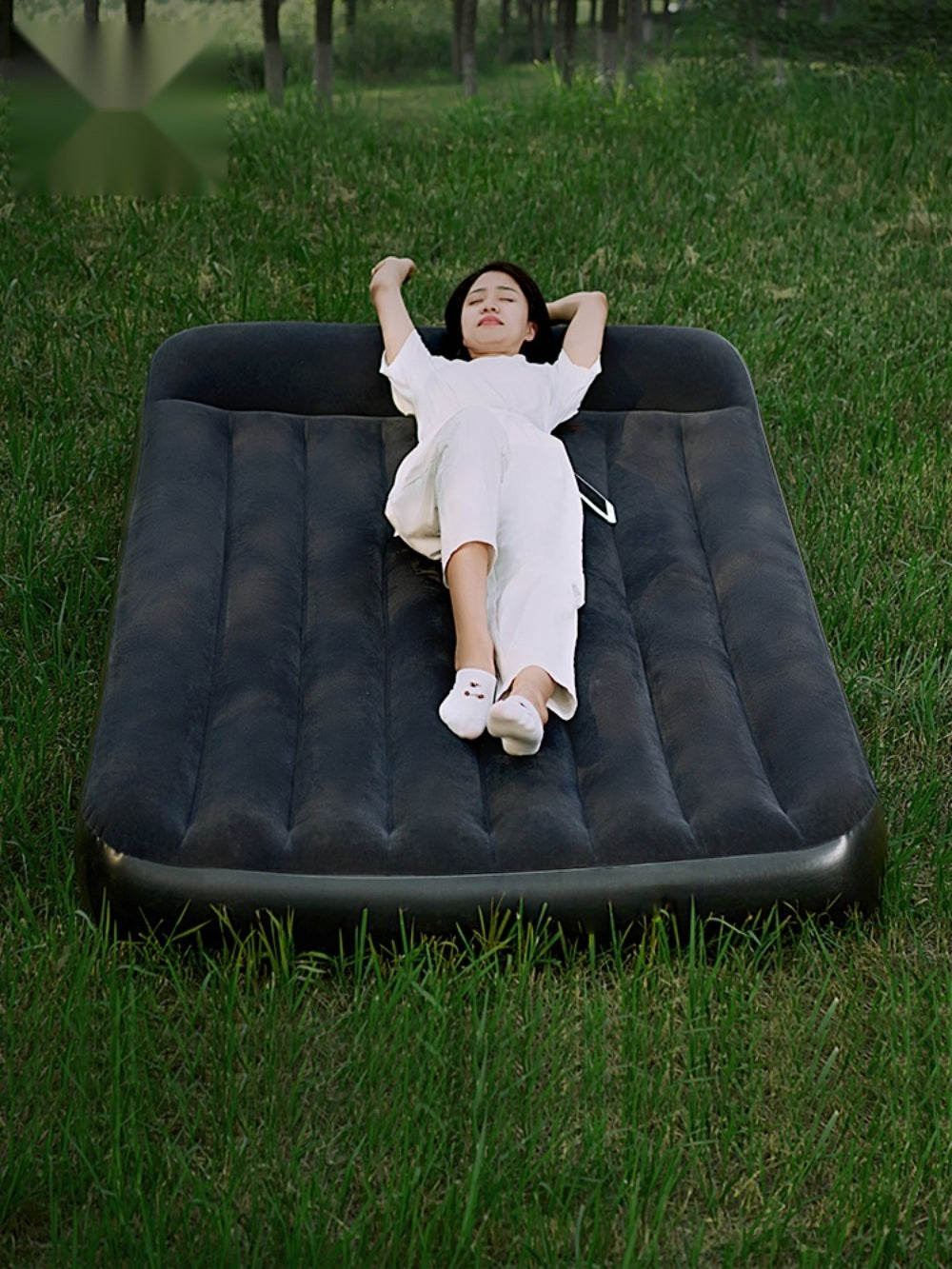 접이식 가성비 간이 에어  자충매트 휴대용 캠핑 바닥 매트 WY3022406