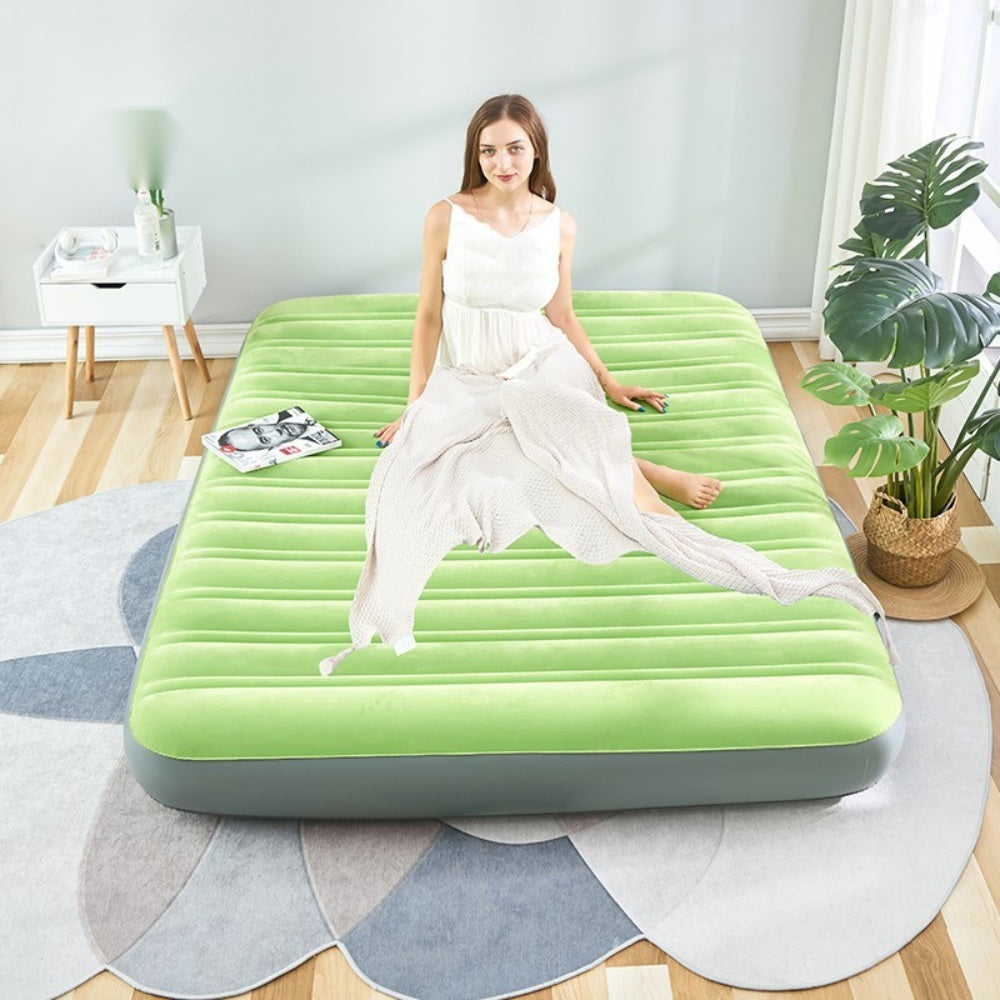 에어 매트리스 자충매트 경량 간이 캠핑 휴대용  싱글 야외 접이식 침대 WY3022419