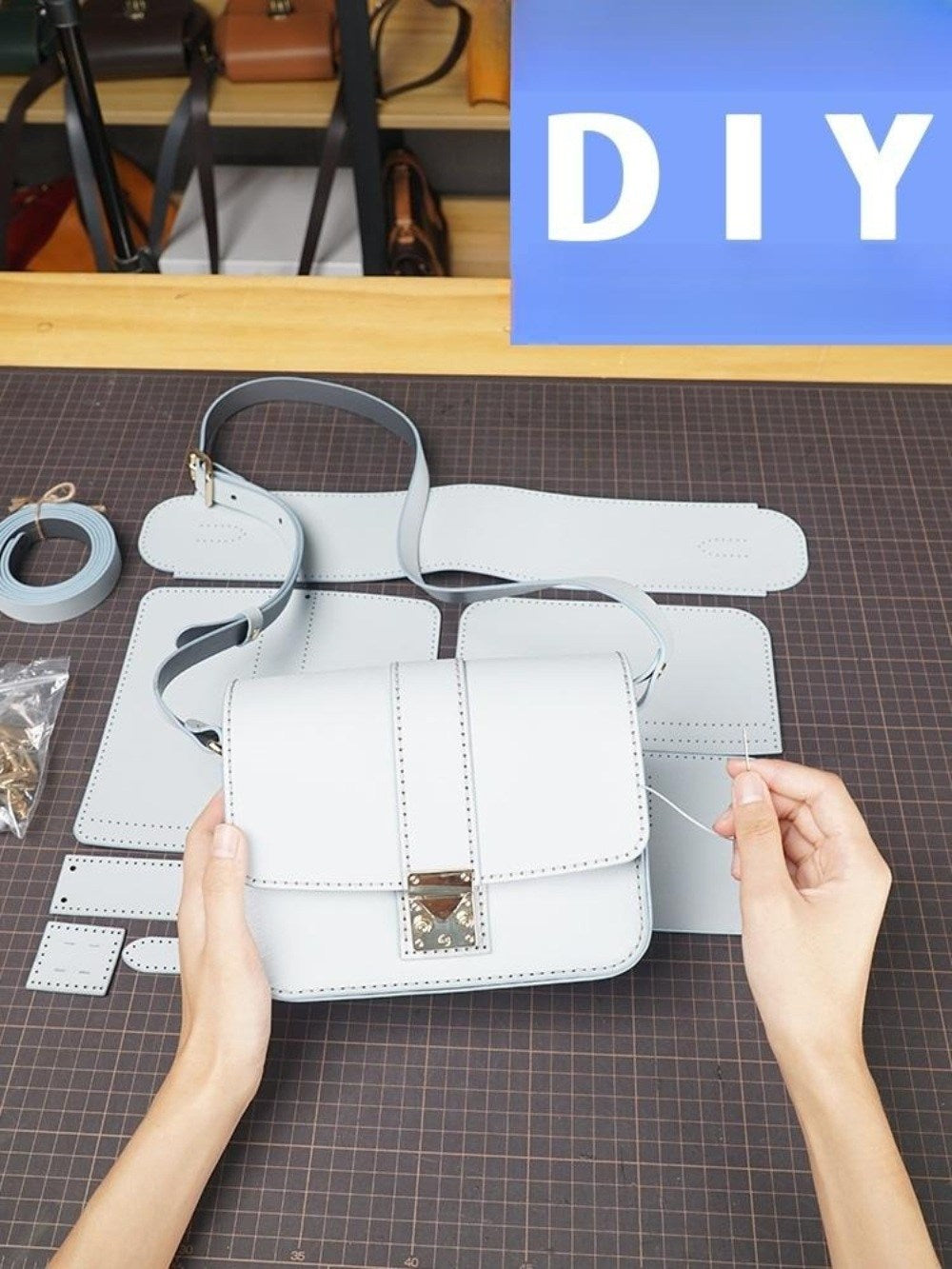 수제 DIY 가방 숄더백 클래식 핸드 메이드 토트백 BY3032108