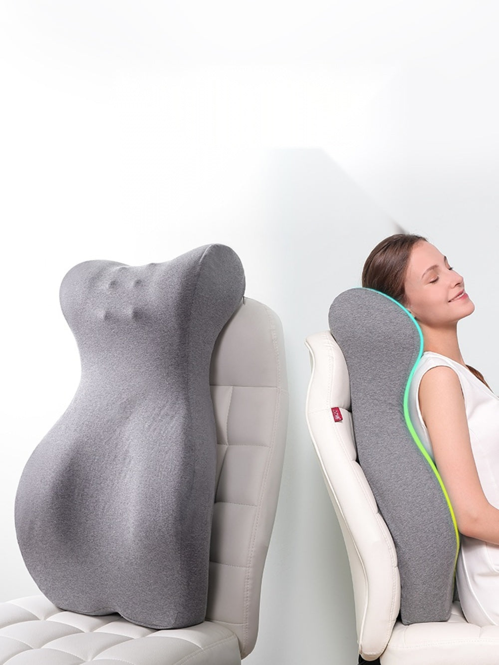 허리 지원 대형 등받이 쿠션 침대 소파  사무실 의자 쿠션 BY3032202