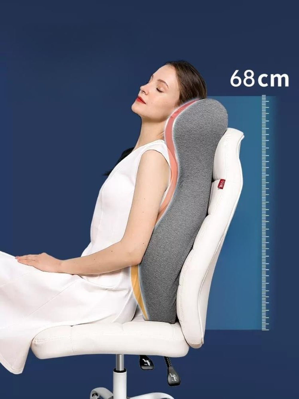 허리 지원 대형 등받이 쿠션 침대 소파  사무실 의자 쿠션 BY3032202