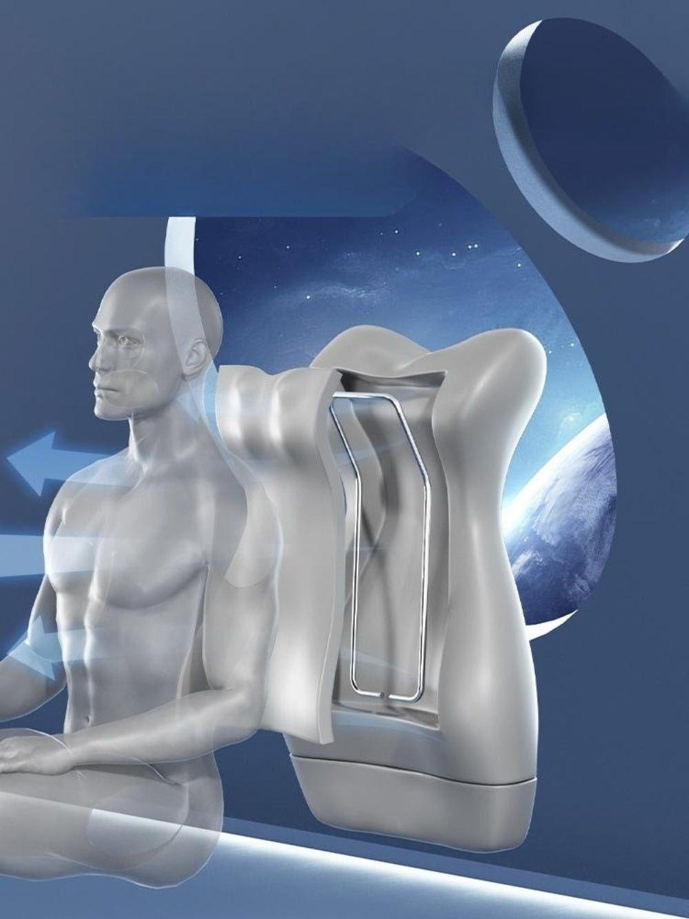 허리 지원 대형 등받이 쿠션 침대 소파  사무실 의자 쿠션 BY3032202