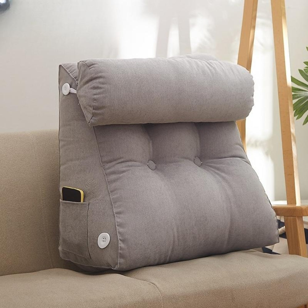 대형 등받이 쿠션 휴식 허리 베개 삼각 침대 헤드  BY3032220