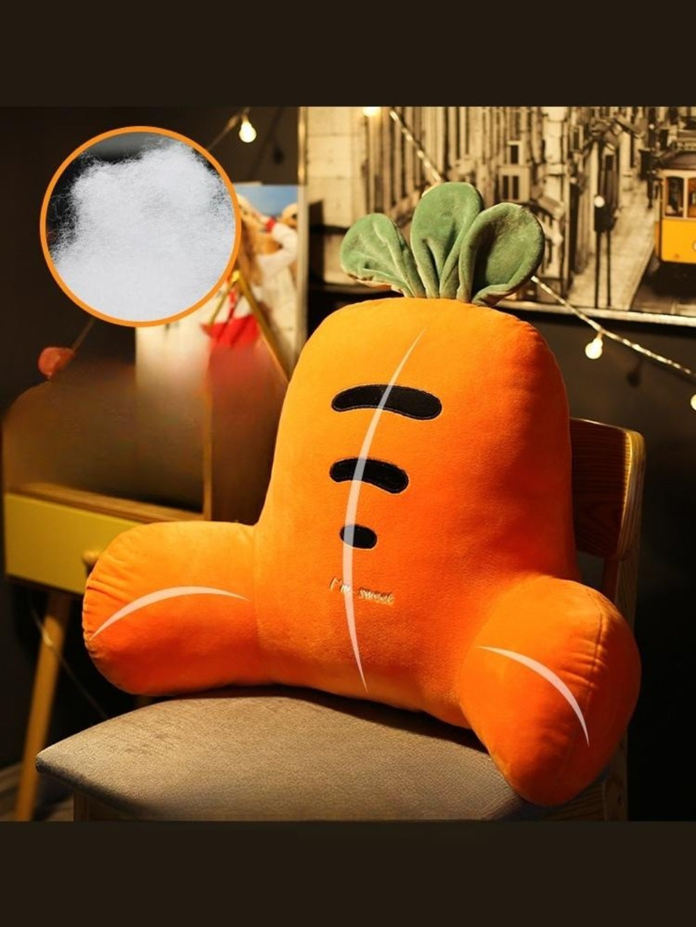 귀여운 사무실 허리 지원 쿠션 낮잠 등받이 베개 BY3032209