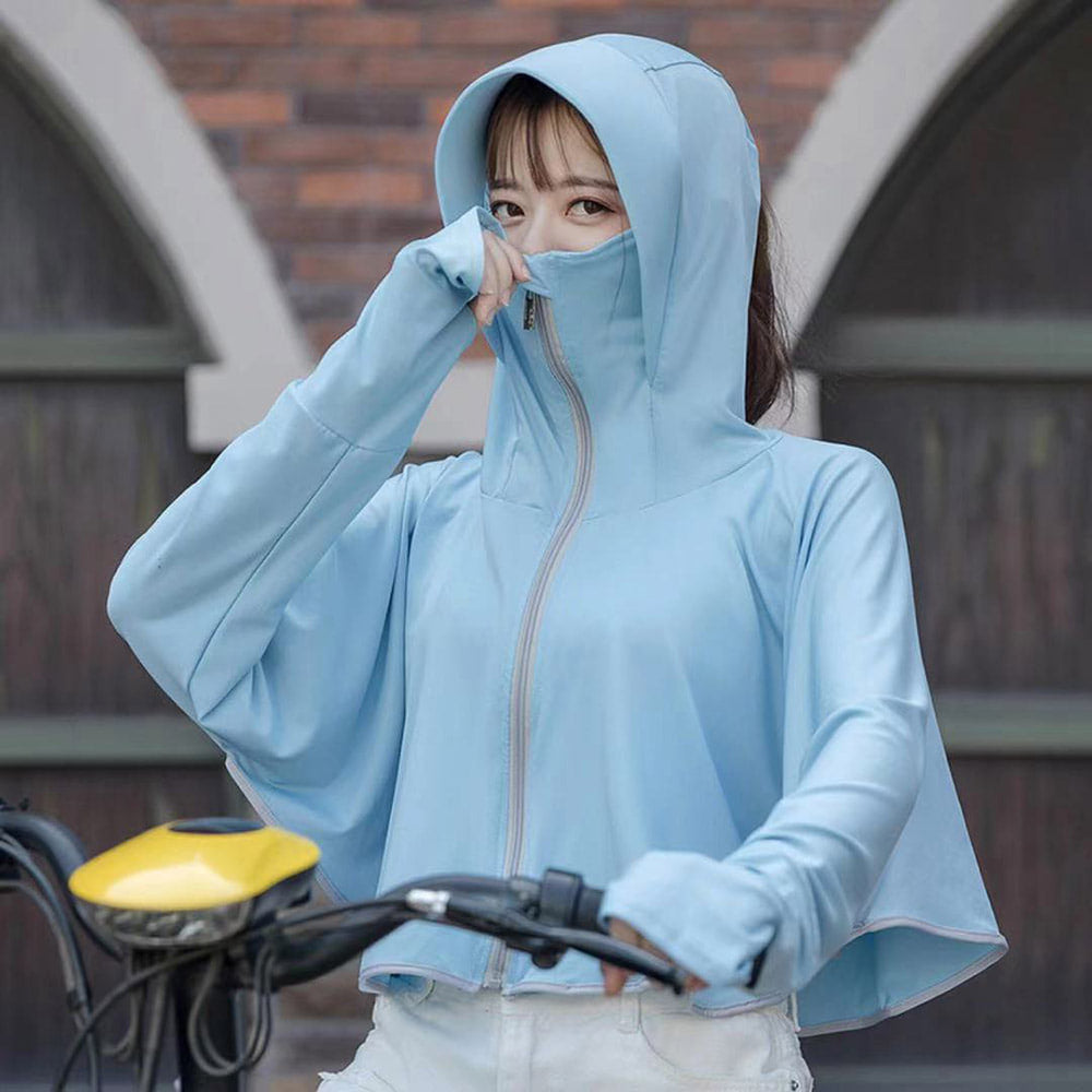 자외선차단 코트 등산 캠핑  복면 여성 Q2052343 바람막이 얼굴