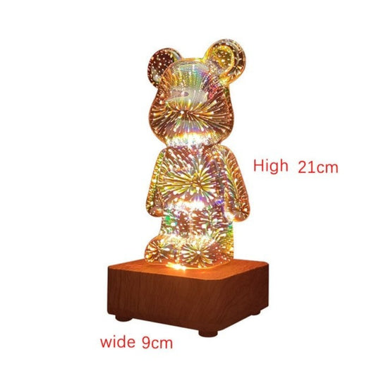 3D Led 야간 조명 침실 거실 테이블  공주방 수면등 집들이 선물  WD3022408