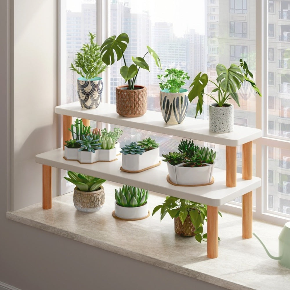 다육이 선반 사무실 책상 인테리어 진열대 화분 받침대 창틀선반   BY3041125
