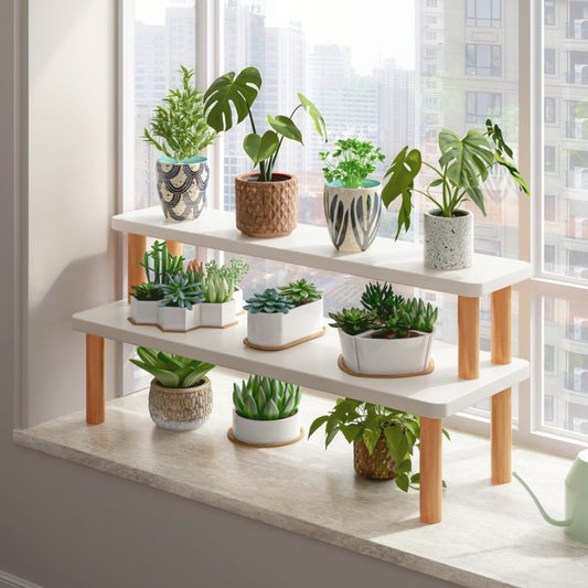 다육이 선반 사무실 책상 인테리어 진열대 화분 받침대 창틀선반   BY3041125
