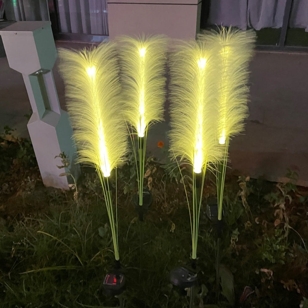 강아지풀 야외 방수 공원  LED 태양열 가로등 장식 분위기 태양광 BX3041303