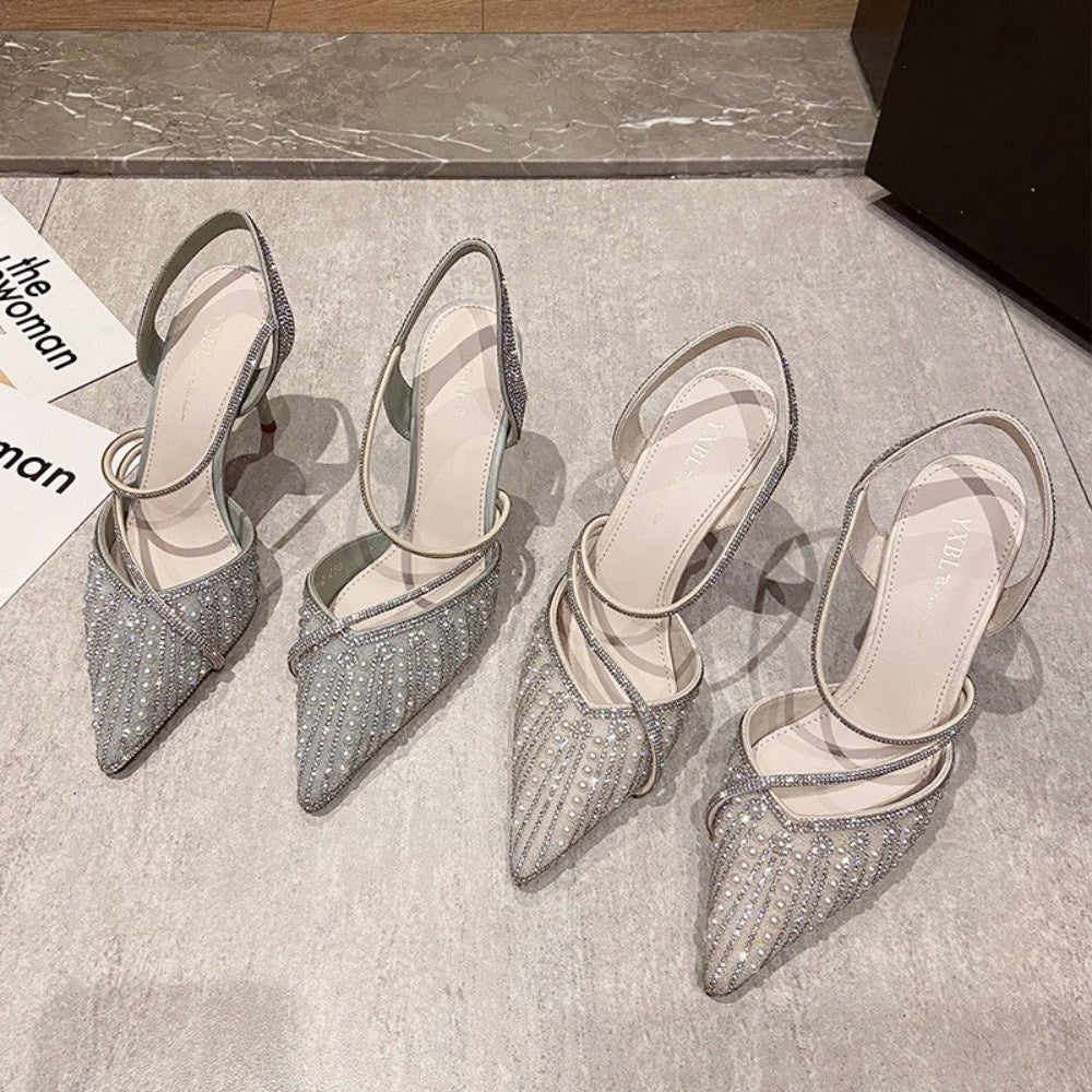 슬링백 블링블링 신부 하객 여름 구두 샌들  하이힐  WB3041214